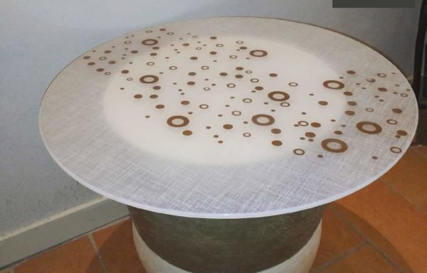 Tavolino in ceramica Domus / Domus coffee table